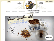 Tablet Screenshot of franziskanershop.com